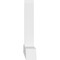 Ekena Millwork Portland Architectural Grade PVC Gable Bracket, 96"W x 36"H x 6"D x 6"F, 9/12 Pitch GBP096X36X0606POR00 - alternate 5